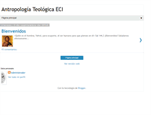 Tablet Screenshot of antropologiateologica-eci.blogspot.com