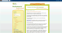 Desktop Screenshot of performanceimproved.blogspot.com