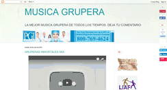 Desktop Screenshot of musica-grupera.blogspot.com