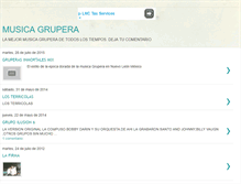 Tablet Screenshot of musica-grupera.blogspot.com