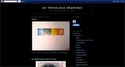 Desktop Screenshot of myfrivolousdrawings.blogspot.com