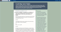 Desktop Screenshot of cambridgequietnights.blogspot.com