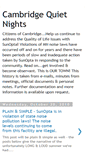 Mobile Screenshot of cambridgequietnights.blogspot.com