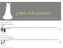 Tablet Screenshot of paperdollromance.blogspot.com