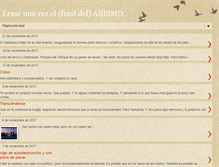 Tablet Screenshot of abismosdeceniza.blogspot.com