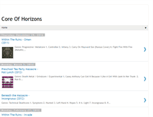 Tablet Screenshot of coreofhorizons.blogspot.com