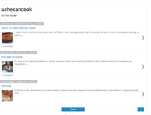 Tablet Screenshot of chefuchecancook.blogspot.com