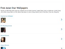 Tablet Screenshot of free-asian-star-wallpapers.blogspot.com