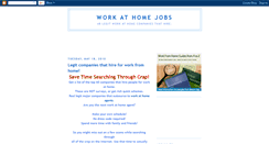 Desktop Screenshot of legit-work-at-home-jobs-thegadgitech.blogspot.com