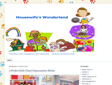 Tablet Screenshot of housewifeswonderland.blogspot.com