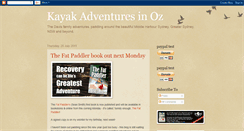 Desktop Screenshot of kayakadventuresinoz.blogspot.com