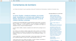 Desktop Screenshot of comentariosdebombero.blogspot.com