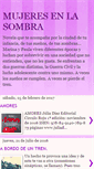 Mobile Screenshot of mujeresenlasombra.blogspot.com