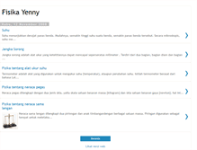 Tablet Screenshot of fisikayenny.blogspot.com