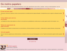Tablet Screenshot of gomolinopapelero.blogspot.com