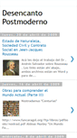 Mobile Screenshot of desencanto-postmoderno.blogspot.com