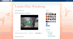 Desktop Screenshot of luminwindsong.blogspot.com
