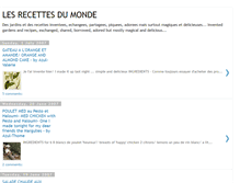 Tablet Screenshot of lesrecettesdumonde.blogspot.com