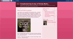 Desktop Screenshot of christymarks.blogspot.com