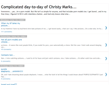 Tablet Screenshot of christymarks.blogspot.com