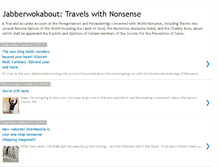 Tablet Screenshot of jabberwokabout.blogspot.com
