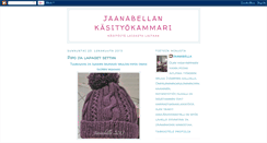 Desktop Screenshot of jaanabellankasityokammari.blogspot.com