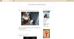 Desktop Screenshot of heimilisidnadur.blogspot.com