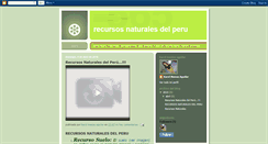 Desktop Screenshot of karolrecursosnaturales.blogspot.com