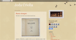 Desktop Screenshot of jodacriolla.blogspot.com