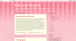 Desktop Screenshot of kidsandbeyond.blogspot.com