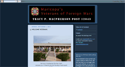 Desktop Screenshot of maricopavfw.blogspot.com