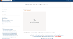 Desktop Screenshot of imhoteppicturesetc.blogspot.com