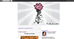 Desktop Screenshot of flor-de-lotos-azul.blogspot.com