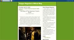Desktop Screenshot of pangeamagazine.blogspot.com