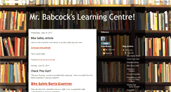 Desktop Screenshot of mrbabcock.blogspot.com