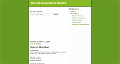 Desktop Screenshot of mumbaijobscompanies.blogspot.com