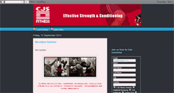 Desktop Screenshot of cjs-fitness.blogspot.com