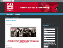 Tablet Screenshot of cjs-fitness.blogspot.com