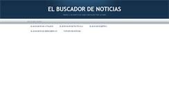 Desktop Screenshot of buscador-noticias.blogspot.com