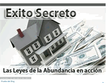 Tablet Screenshot of exitosecreto.blogspot.com