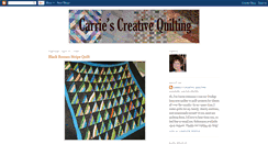 Desktop Screenshot of carriescreativequilting.blogspot.com