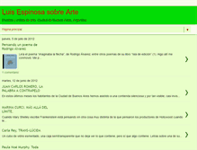 Tablet Screenshot of luisespinosasobrearte.blogspot.com