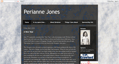 Desktop Screenshot of periannejones.blogspot.com