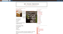 Desktop Screenshot of myfoodfriends.blogspot.com