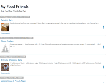 Tablet Screenshot of myfoodfriends.blogspot.com