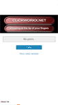 Mobile Screenshot of clickworkx.blogspot.com