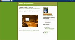 Desktop Screenshot of greenmarlborough.blogspot.com