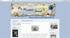 Desktop Screenshot of myminiaturesjournal.blogspot.com