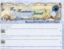 Tablet Screenshot of myminiaturesjournal.blogspot.com