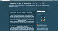 Desktop Screenshot of ecodocentes.blogspot.com